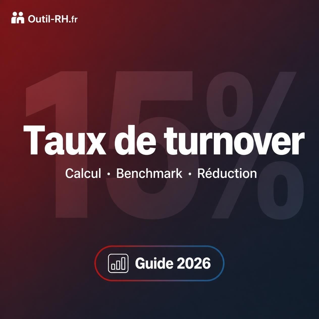 Taux de turnover : calcul, benchmark et comment le réduire (2026)
